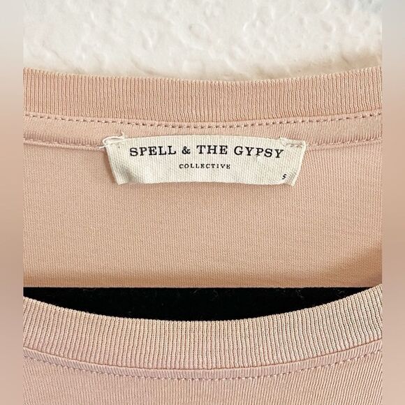 Spell and The Gypsy Collective Ocean Tee with mermaid and ocean print small - Picture 5 of 7